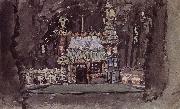 Mikhail Vrubel The Gingerbread House oil painting reproduction